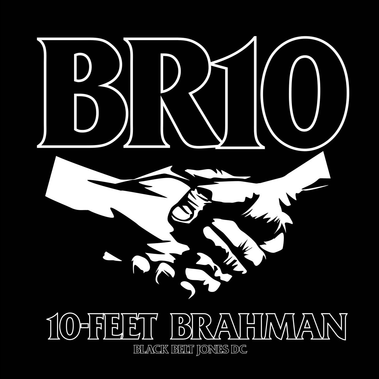 10 Feet Brahman 西日本豪雨復興支援 Wネームtシャツ Black Belt Jones Dc